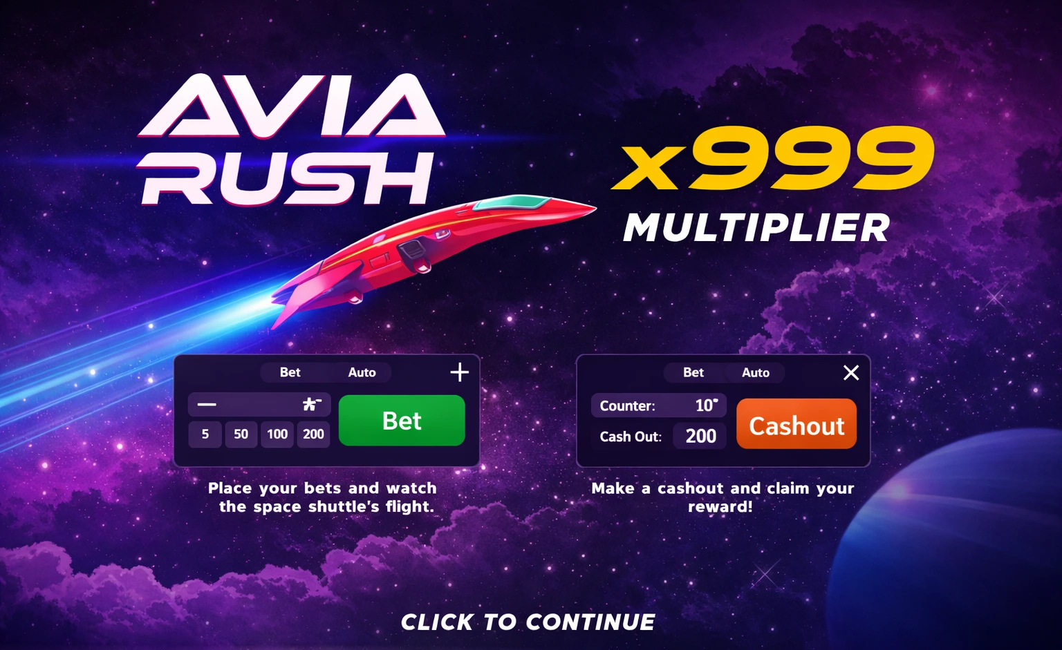 Avia rush start game.